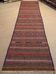 Handmade Afghan Baluchi Rug Red 5.5x7.3 Ft Wool - Full