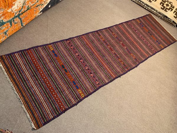 Handmade Afghan Baluchi Rug, Red, 5.5x7.3 Ft, Wool - Image 2